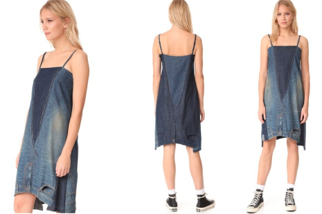 Upside Down Jeans Dress