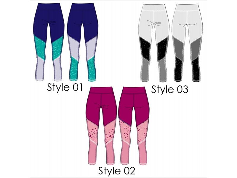 Tech Pack Template Women's Leggings .