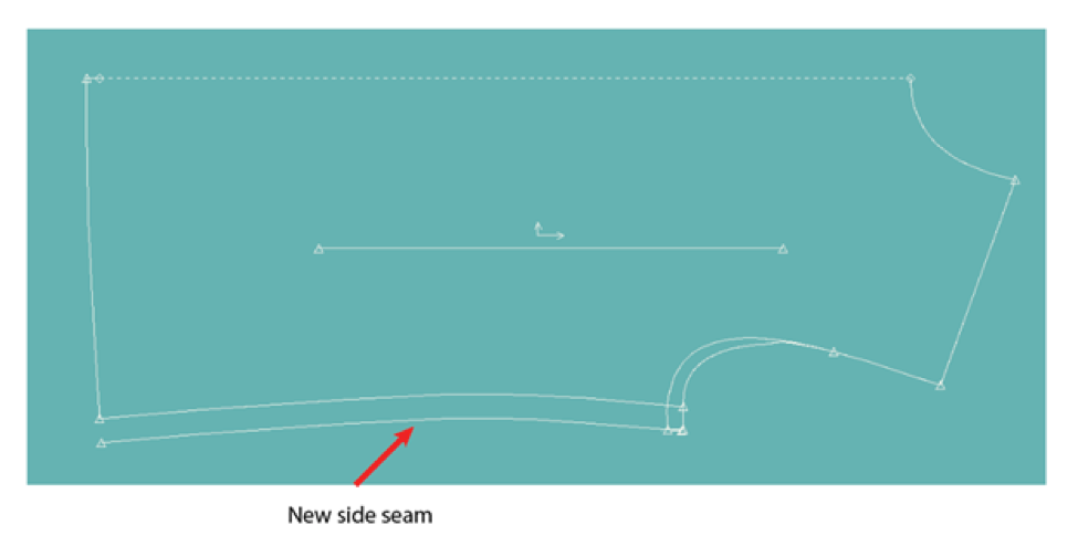 Method of generating front and back depth measurements from