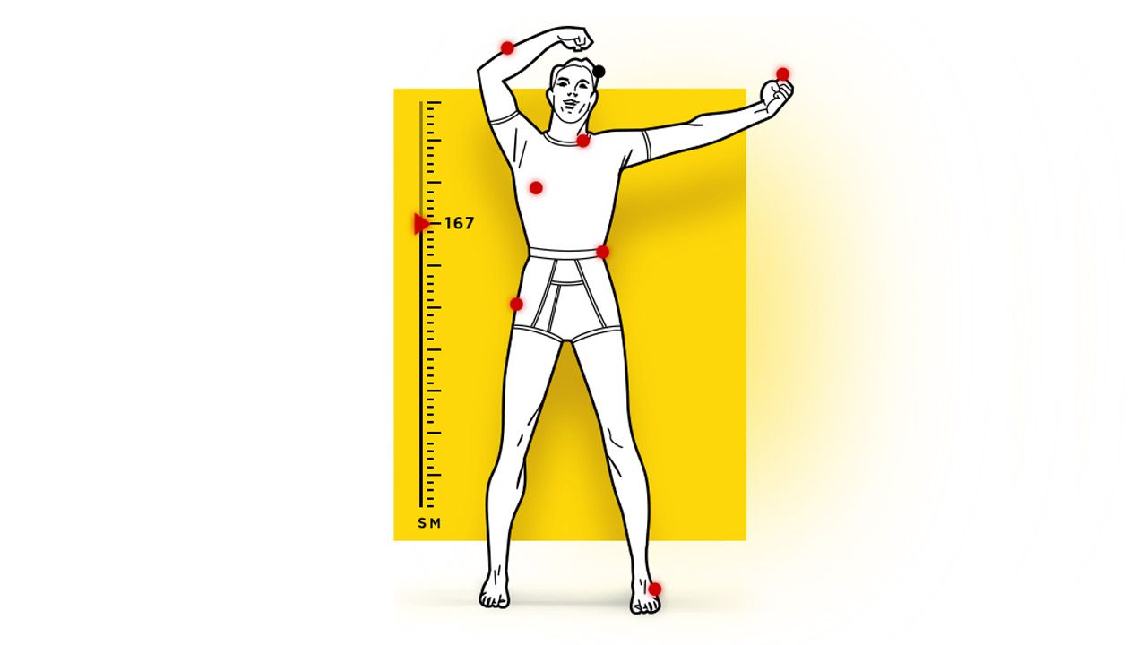 measurements to figure out body type