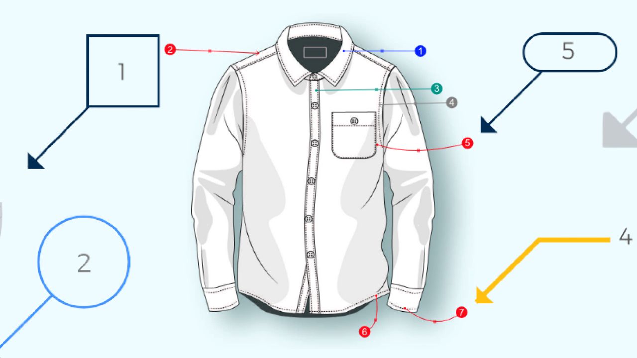 How to Draw Technical Flats by Hand — Points of Measure