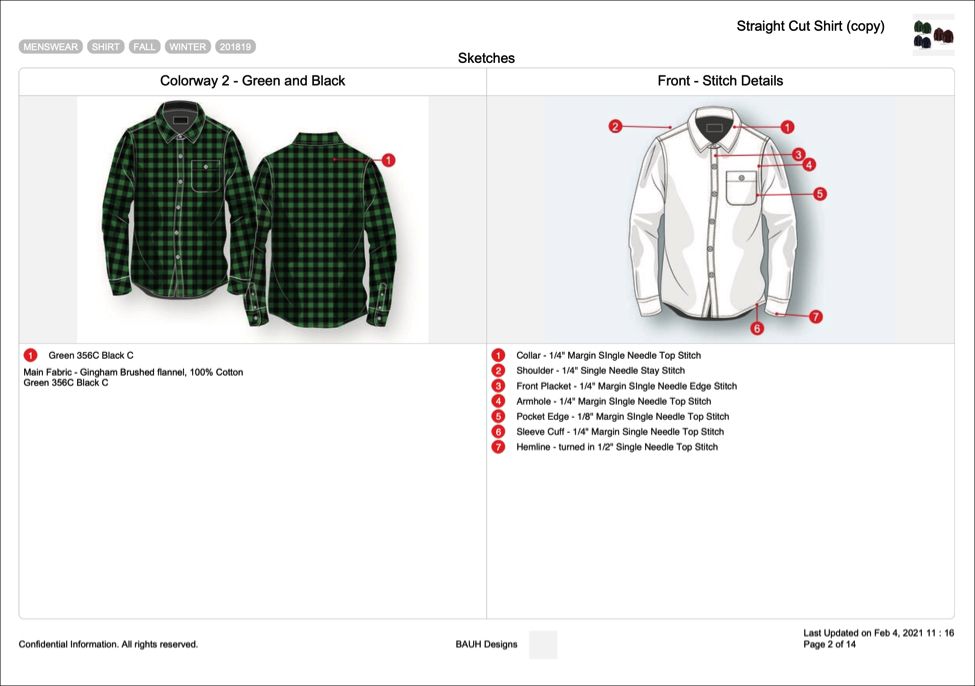 Measurement Specification Guideline - How to Measure Garment