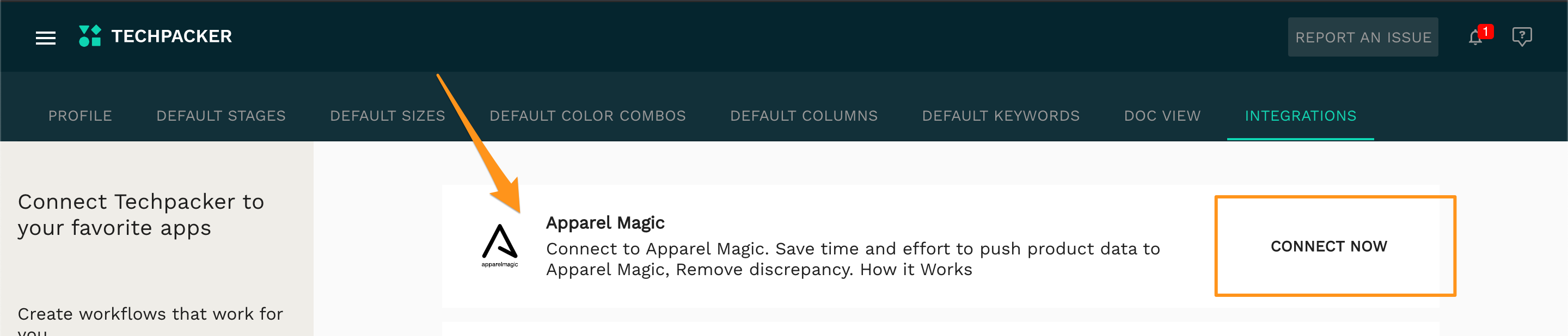 September product updates Apparel Magic integration, faster tech pack