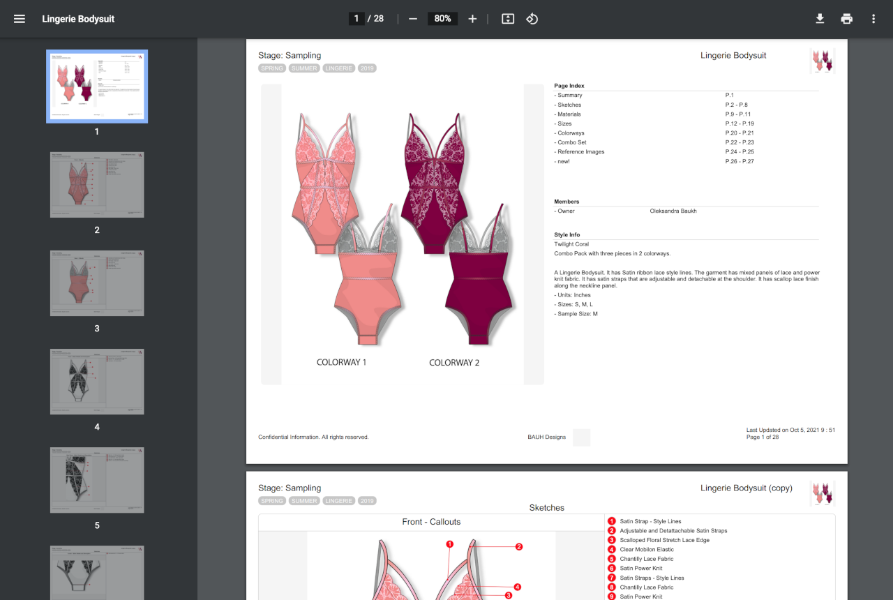 Technical flat sketch and tech pack design for any type of Women Clothing