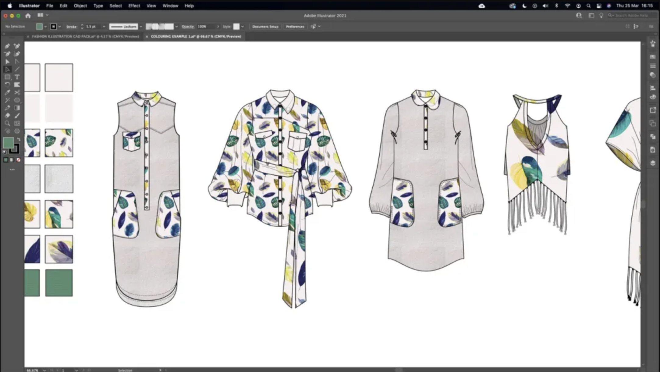 Digital fashion cheap illustration