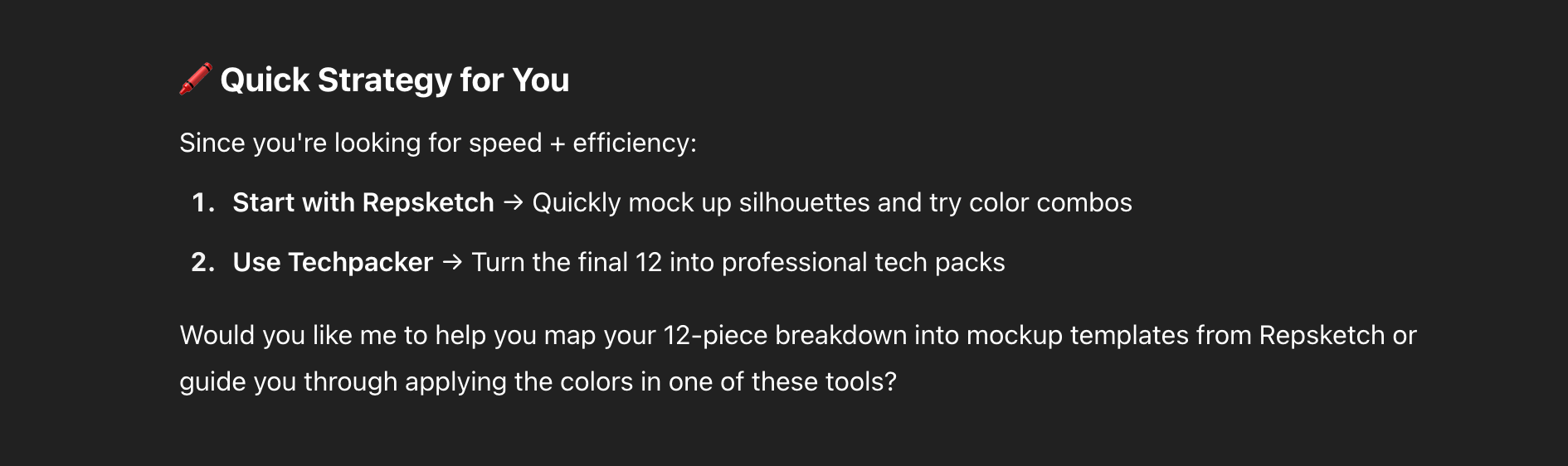 Workflow strategy by ChatGPT.