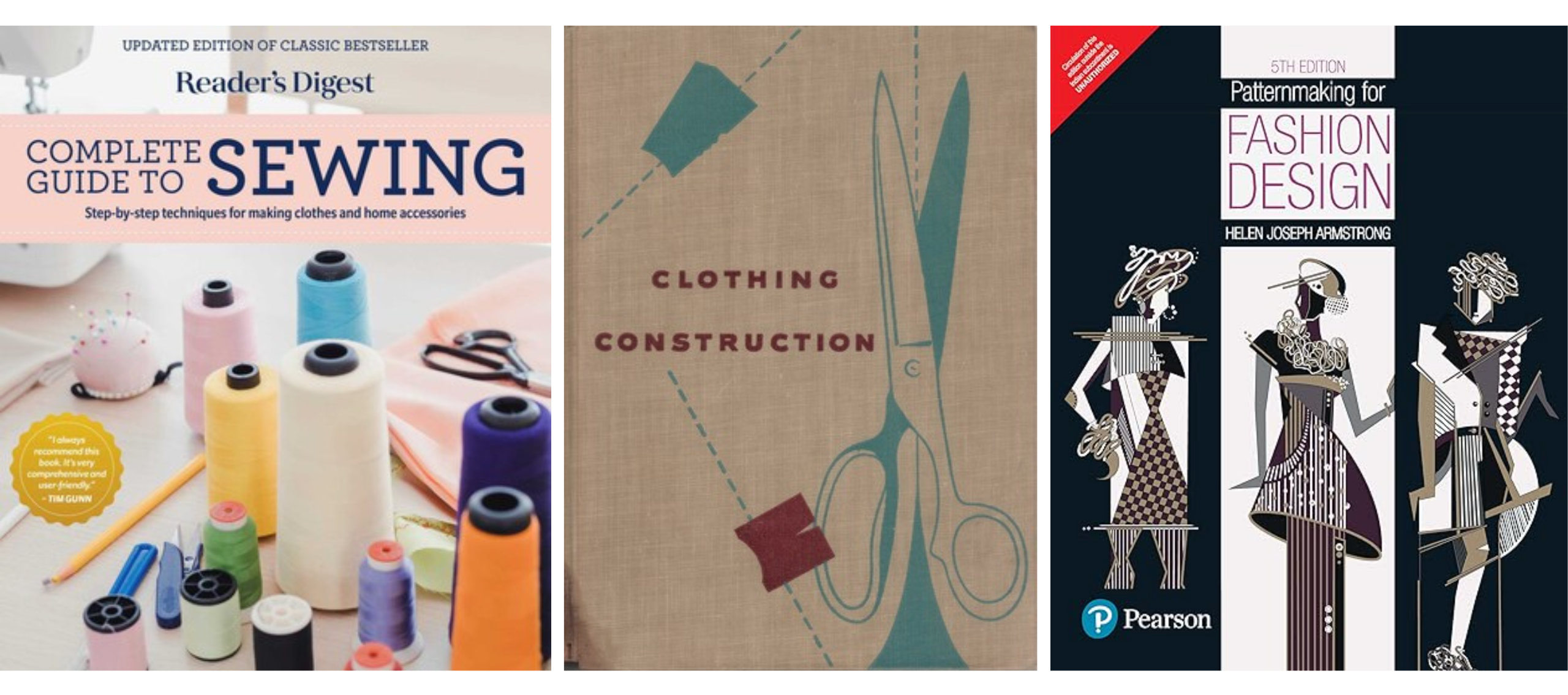 Fashion Education & Technical Manual Book Cover Images