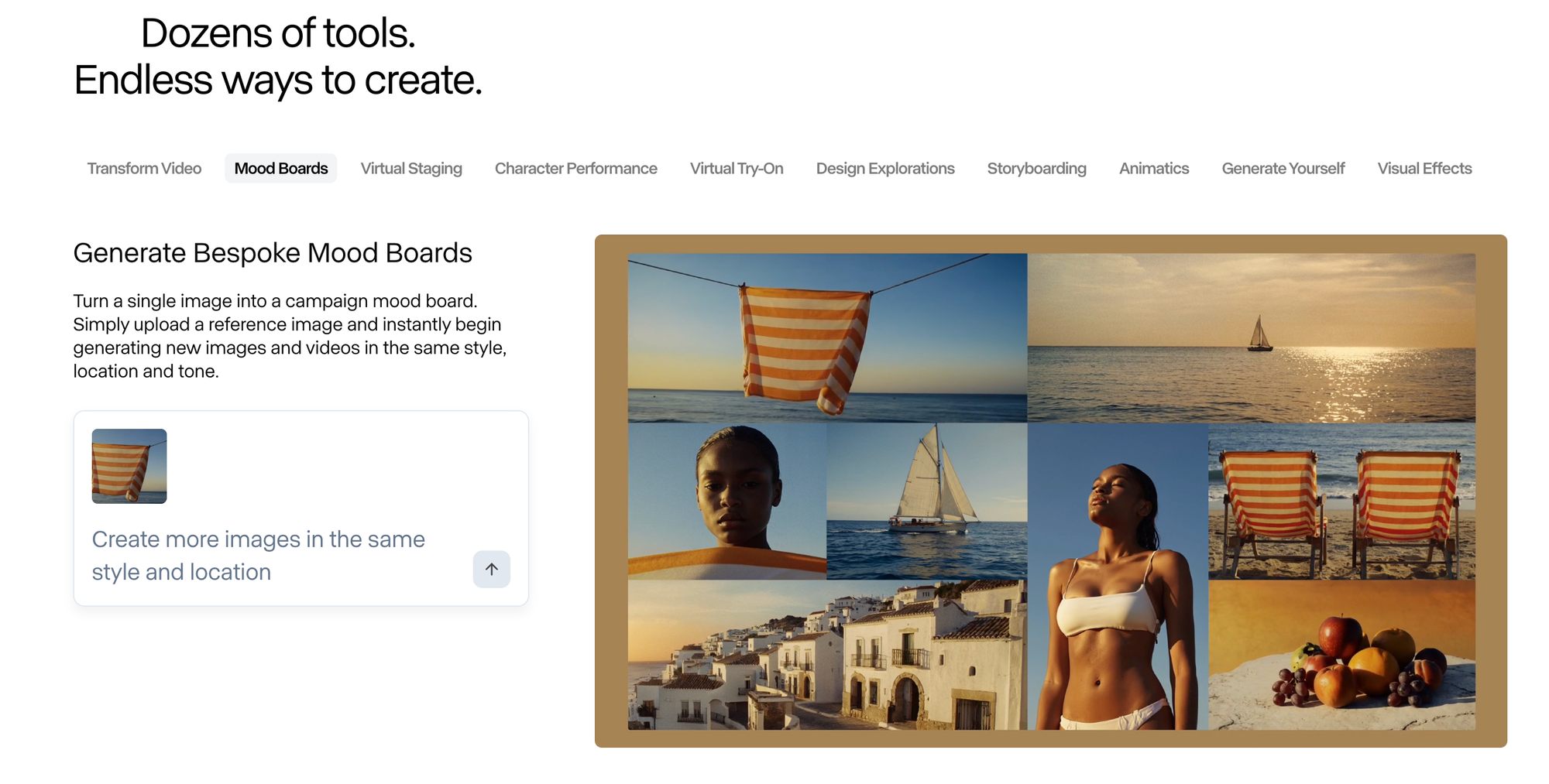 Runway Preview – Campaign visuals