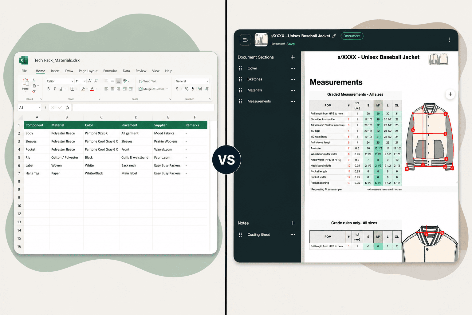 Techpack Builder vs Excel: Why Growing Fashion Brands Are Switching in 2026