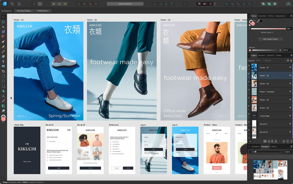 Affinity Workspace Top 6 Apps for Digital Fashion Illustrations